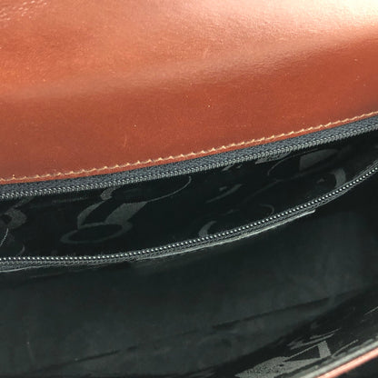 Salvatore Ferragamo Gancini Crossbody Shoulderbag Handbag Brown Vintage Old m4cw6p