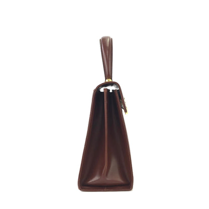 Salvatore Ferragamo Gancini Crossbody Shoulderbag Handbag Brown Vintage Old m4cw6p