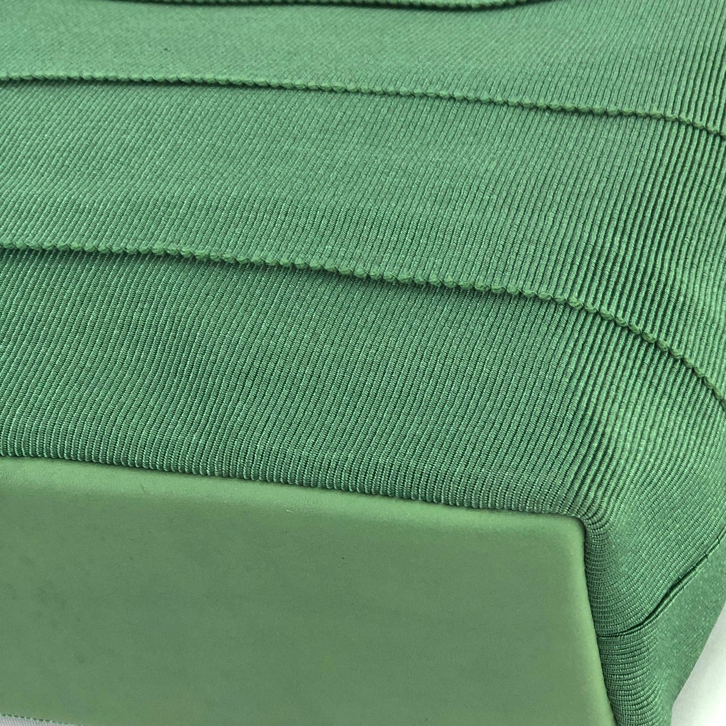 Salvatore Ferragamo Vala Grosgrain Ribbon Onehandle Mini Handbag Green Vintage Old nt6k8m