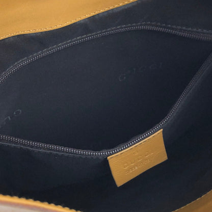 GUCCI GG canvas Horsebit Shoulder bag Camel Vintage Old sd42dg