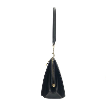 LOEWE Anagram embossed Purse bag handbag Black Vintage v24b4z