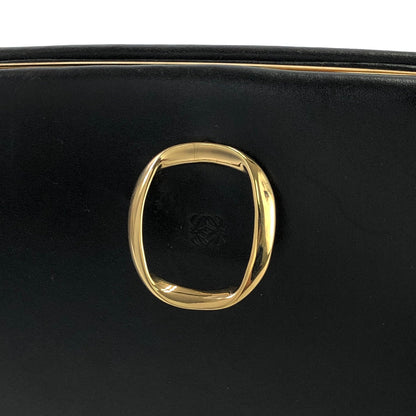LOEWE Anagram embossed Purse bag handbag Black Vintage v24b4z
