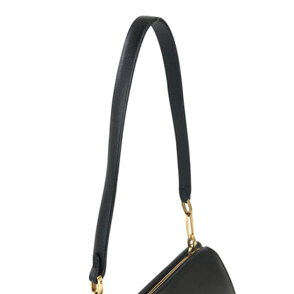 LOEWE Anagram embossed Purse bag handbag Black Vintage v24b4z