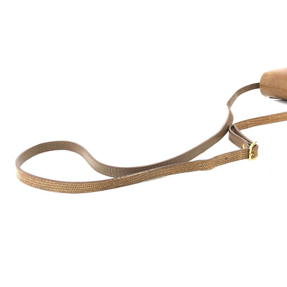 Yves Saint Laurent YSL logo Lizard Round Shoulder bag Brown Vintage Old nzn55d