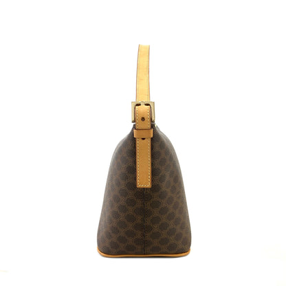 CELINE Macadam 手袋化妝包棕色復古舊款 celine s4gsvy
