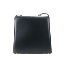 Load image into Gallery viewer, CELINE Turn Lock Logo Leather Shoulderbag Black Vintage Old CELINE ge27h6
