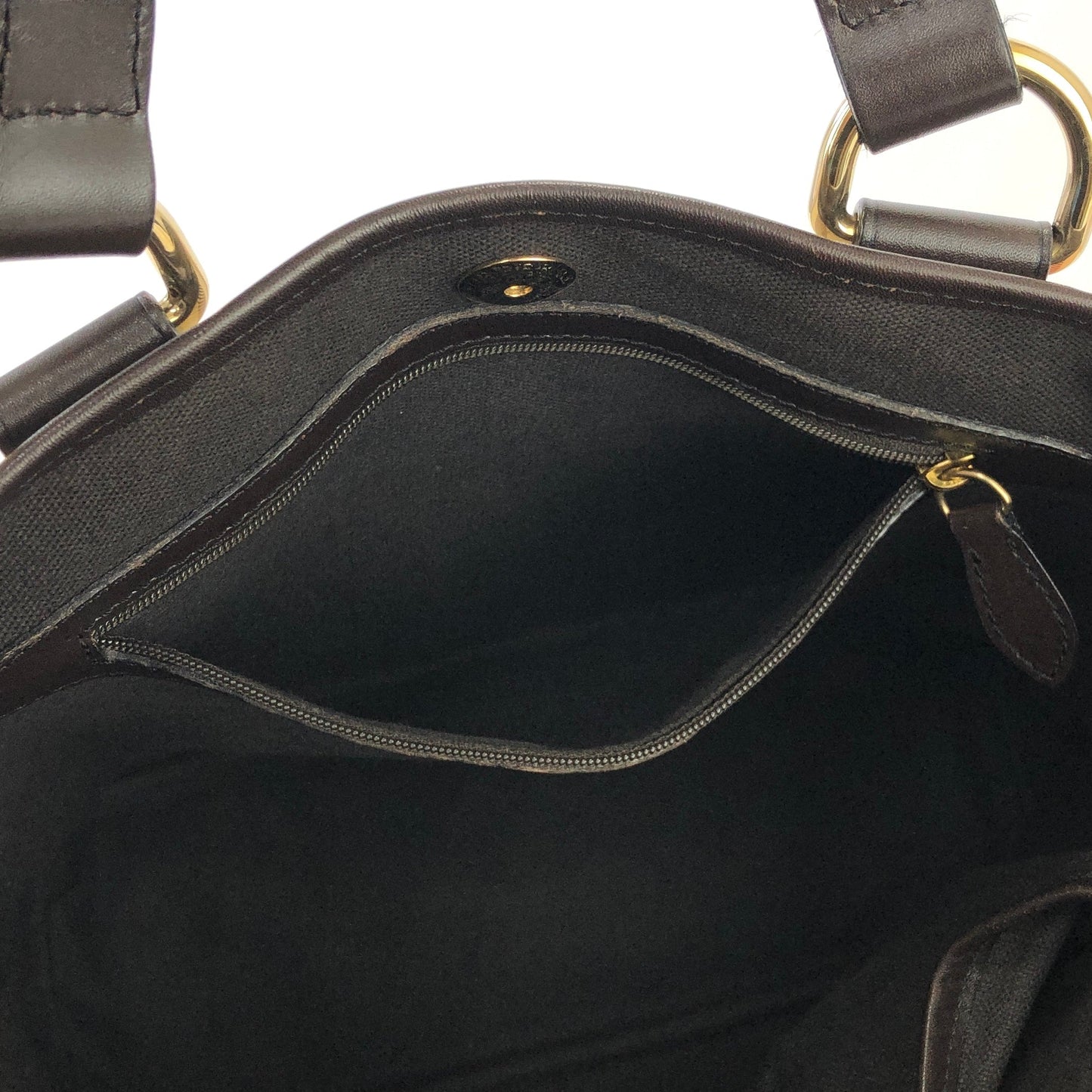 BURBERRY Nova check Handbag Tote bag Beige Vintage Old 356z6c