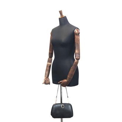 LOEWE Anagram embossed Purse bag handbag Black Vintage v24b4z