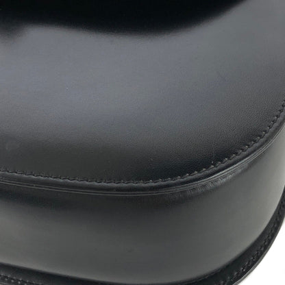 GUCCI Bamboo handle Turn lock Handbag Black Vintage Old GUCCI 5f244y