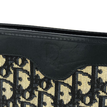 Christian Dior Trotter Jaguar Shoulderbag Handbag Navy Vintage Old u6xe25