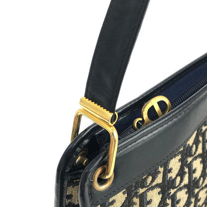 Christian Dior Trotter Jaguar Shoulderbag Handbag Navy Vintage Old u6xe25