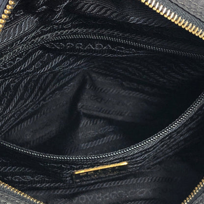 PRADA 鏈條尼龍單肩包 黑色 ibc4c8
