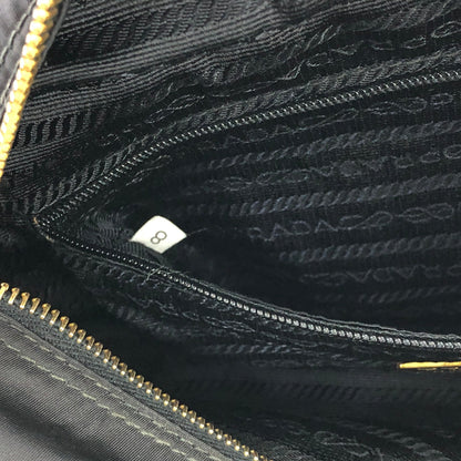 PRADA 鏈條尼龍單肩包 黑色 ibc4c8