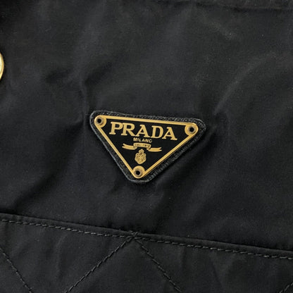 PRADA 鏈條尼龍單肩包 黑色 ibc4c8