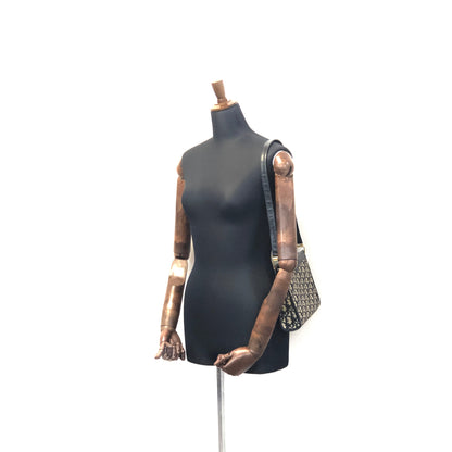 Christian Dior Trotter Jaguar Shoulderbag Handbag Navy Vintage Old u6xe25