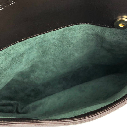 LOEWE Anagram logo Leather Shoulder bag Brown Vintage Old 8dbcg7