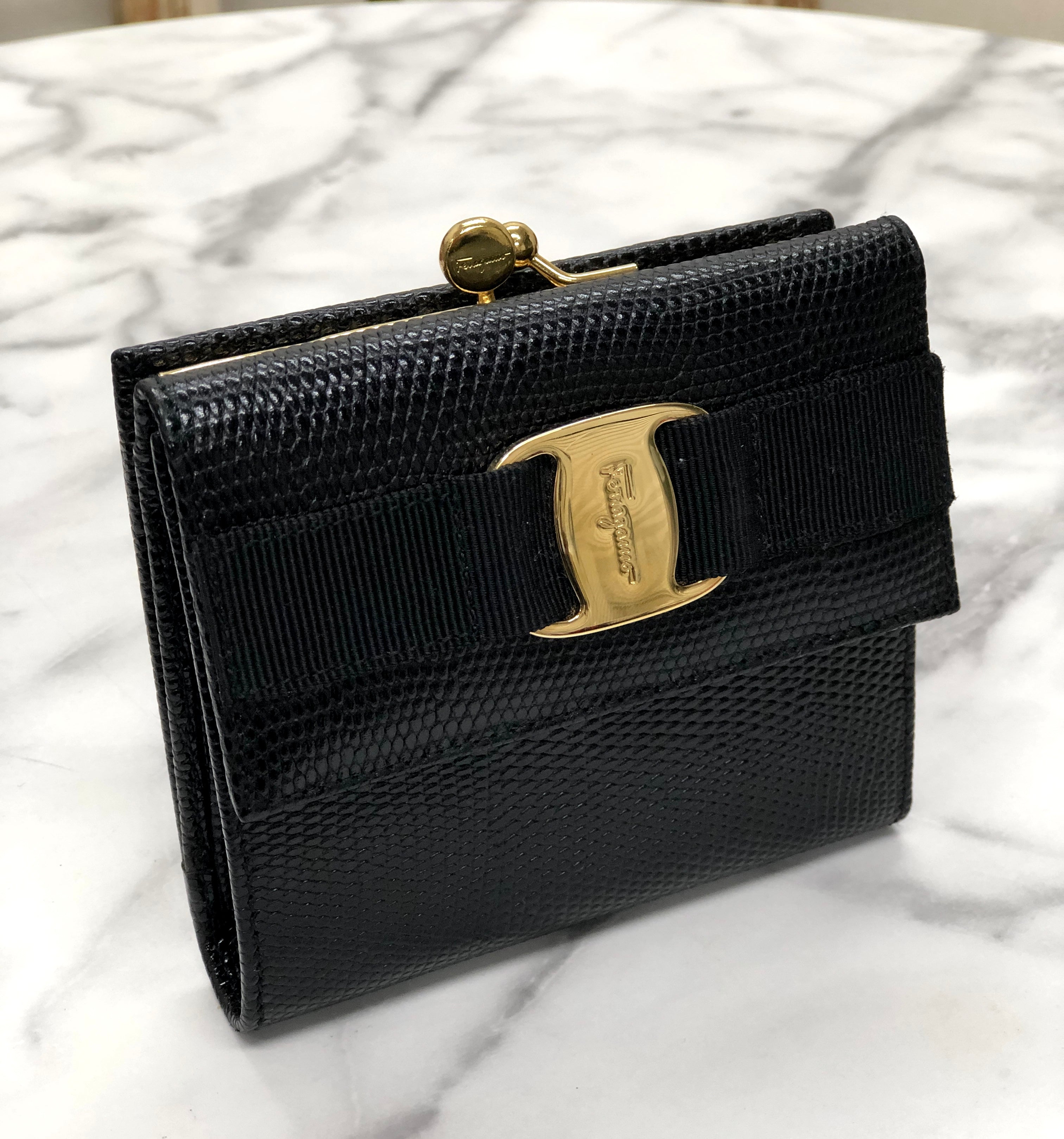 Ferragamo mini wallet hotsell