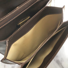 Load image into Gallery viewer, LOEWE Anagram Front Lock Leather 2WAY MiniBag Shoulder Bag Brown fbbxzn
