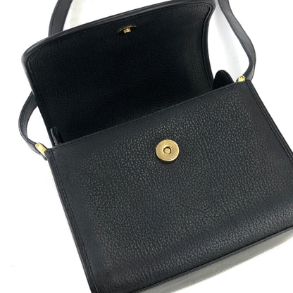 GUCCI 標誌皮革斜背包單肩包黑色舊款 gucci 復古 hdbtkh