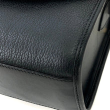 Load image into Gallery viewer, GUCCI Logo Leather Crossbody Shoulder bag Black Old gucci Vintage hdbtkh
