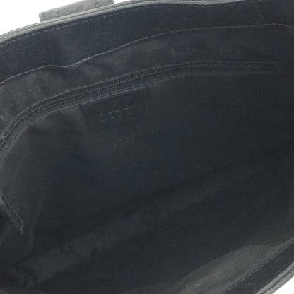 GUCCI G Logo GG canvas Hobobag Shoulderbag Black Vintage Old GUCCI kxy4ms