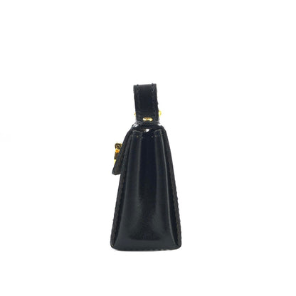 Salvatore Ferragamo Gancini 包款吊飾鑰匙圈 黑色 復古 ccs7ab