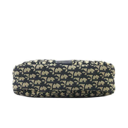 Christian Dior Logo Trotter Oblique 提花肩背包 海軍藍 復古 舊款 grfb4z