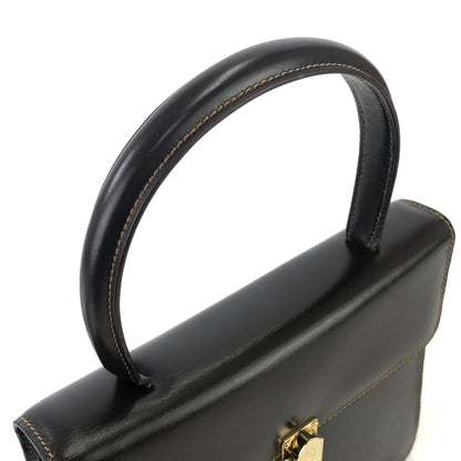 LOEWE Anagram Front Lock Leather 2WAY MiniBag Shoulder Bag Brown fbbxzn