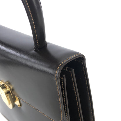 LOEWE Anagram Front Lock Leather 2WAY MiniBag Shoulder Bag Brown fbbxzn