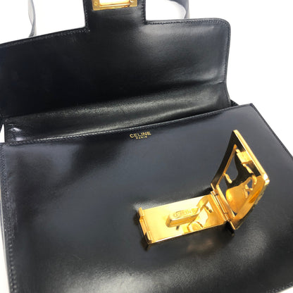CELINE 馬車斜背包單肩包海軍藍復古舊 CELINE 8d7rst