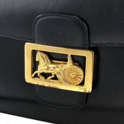 CELINE 馬車斜背包單肩包海軍藍復古舊 CELINE 8d7rst