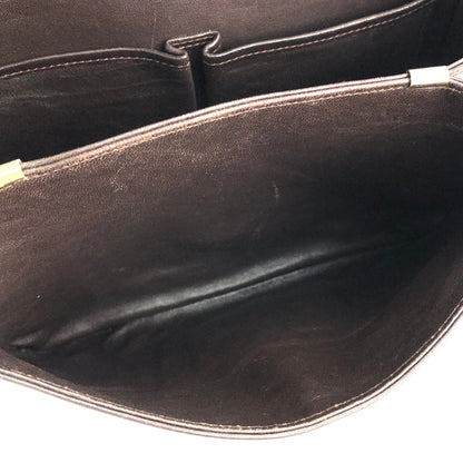 CELINE Blason Triomphe Shoulder bag Brown Old CELINE vintage 85uiw4