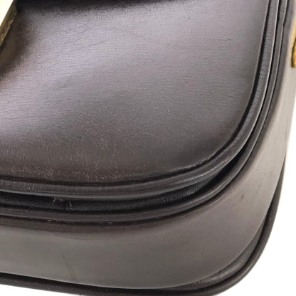 CELINE Blason Triomphe Shoulder bag Brown Old CELINE vintage 85uiw4