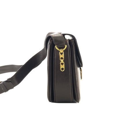 CELINE Blason Triomphe Shoulder bag Brown Old CELINE vintage 85uiw4