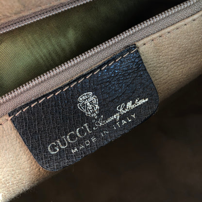 GUCCI GG plus Sherry line Boston bag Hansbag Beige Vintage Old Gucci dwviem