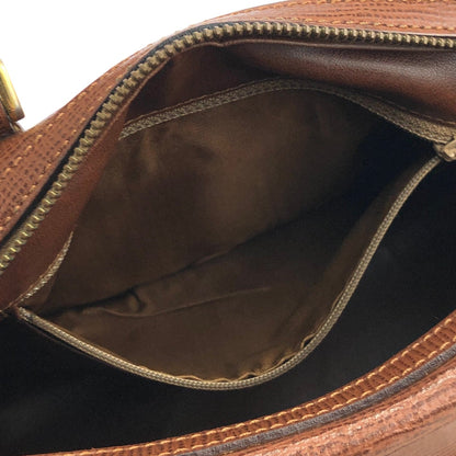 CELINE Blason embossed 2Way Bostonbag Handbag Shoulderbag Brown Vintage Old CELINE 2ungjn