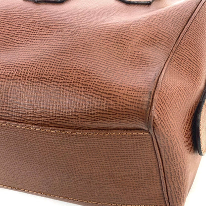 CELINE Blason embossed 2Way Bostonbag Handbag Shoulderbag Brown Vintage Old CELINE 2ungjn