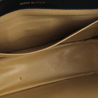 CELINE 旋鎖 Blason 標誌皮革單肩包 海軍藍 復古舊款 CELINE p62ipx