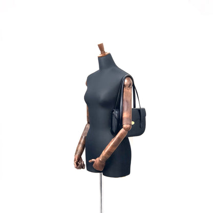 CELINE 旋鎖 Blason 標誌皮革單肩包 海軍藍 復古舊款 CELINE p62ipx