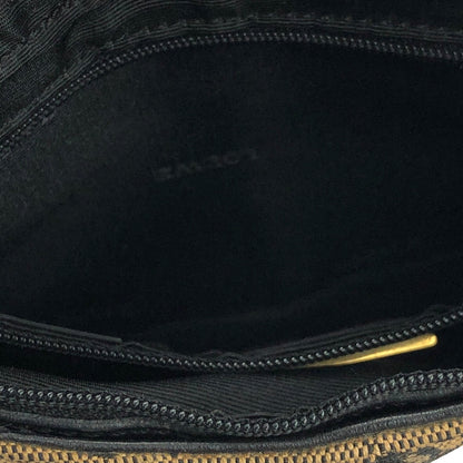 LOEWE Anagram pattern Jacquard Shoulder bag Beige Vintage Old 27i3rr