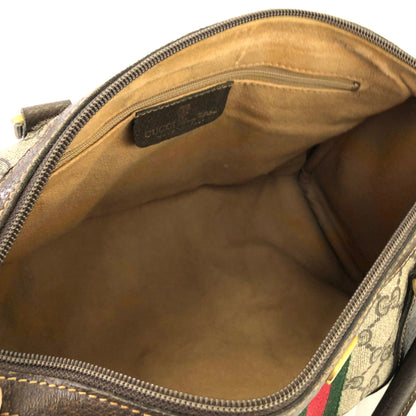 GUCCI GG plus Sherry line Boston bag Hansbag Beige Vintage Old Gucci dwviem
