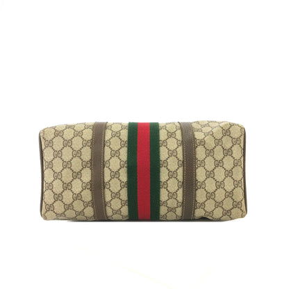 GUCCI GG plus Sherry line Boston bag Hansbag Beige Vintage Old Gucci dwviem