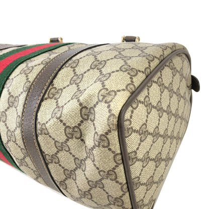 GUCCI GG plus Sherry line Boston bag Hansbag Beige Vintage Old Gucci dwviem