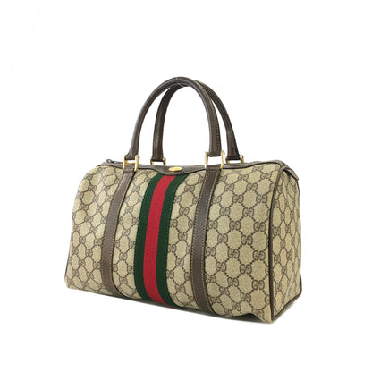 GUCCI GG plus Sherry line Boston bag Hansbag Beige Vintage Old Gucci dwviem
