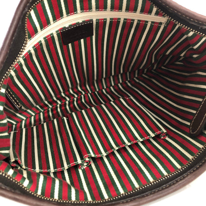 GUCCI GG canvas Interlocking Crossbody Shoulder bag Brown Vintage Old py4kmk