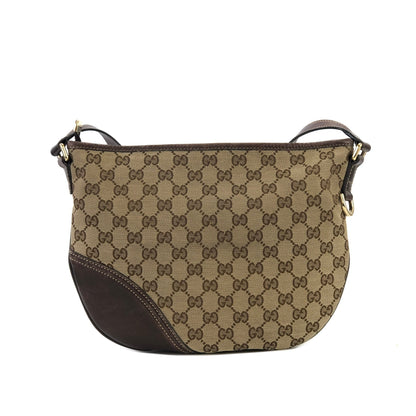 GUCCI GG canvas Interlocking Crossbody Shoulder bag Brown Vintage Old py4kmk