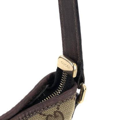 GUCCI GG canvas Interlocking Crossbody Shoulder bag Brown Vintage Old py4kmk