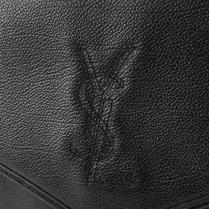 Yves Saint Laurent Logo stitch Clutch bag Black Vintage Old pdt4w5