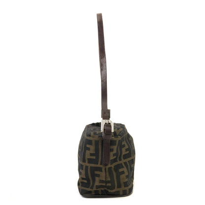 FENDI Zucca Jacquard Mini Handbag Hobobag Brown Old Vintage azzkah