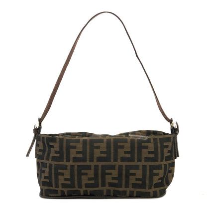 FENDI Zucca Jacquard Mini Handbag Hobobag Brown Old Vintage azzkah